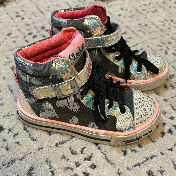 Sketchers Twinkle Toes Size 10.5 - Picture 1 of 7